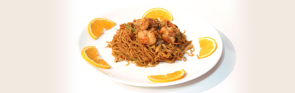 shrimp with noodles