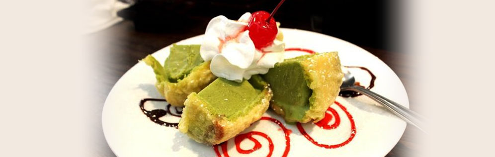 tempura green tea ice cream