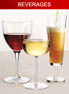 beer and wine glasses